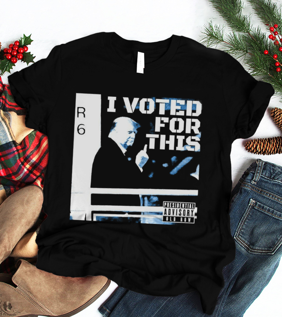 I Voted For This Trump Middle Finger T-Shirt