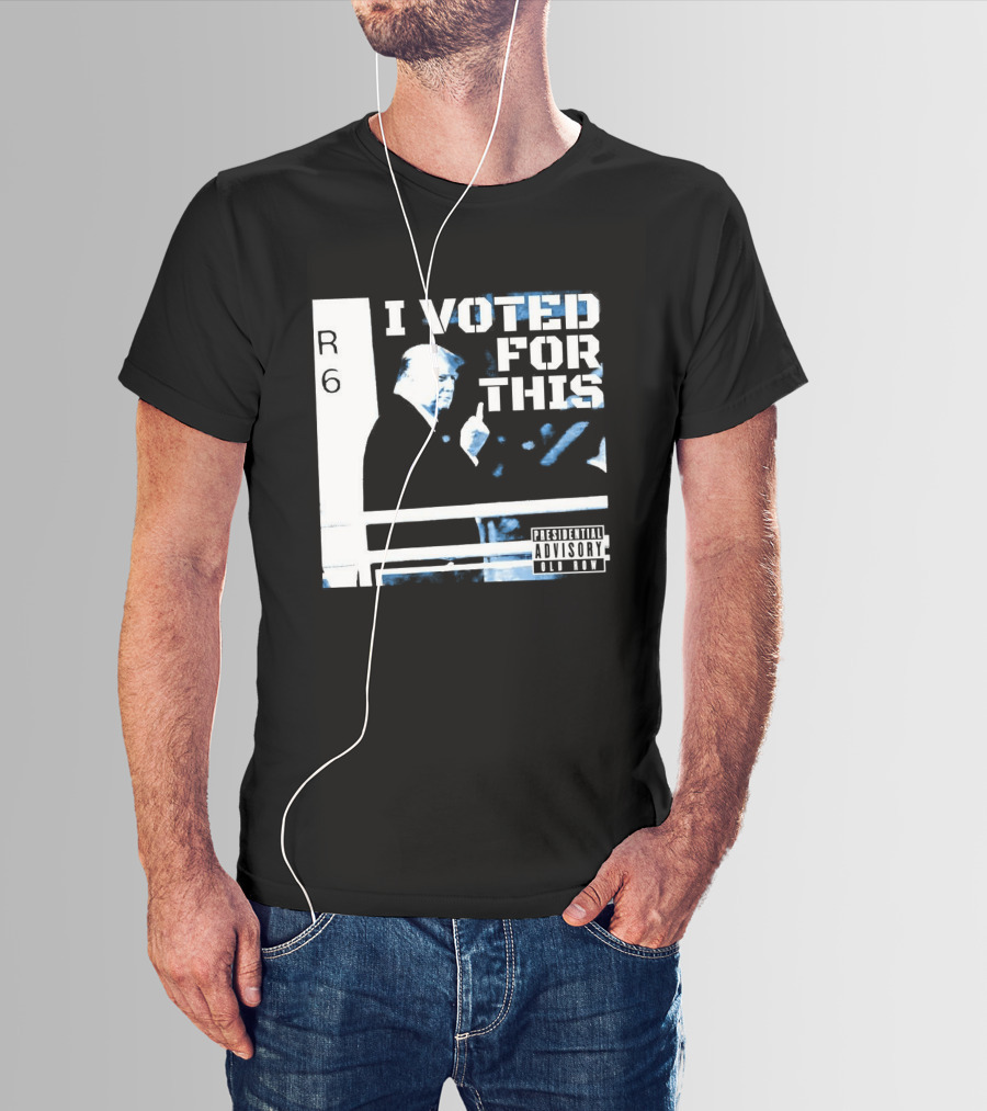 I Voted For This Trump Middle Finger T-Shirt