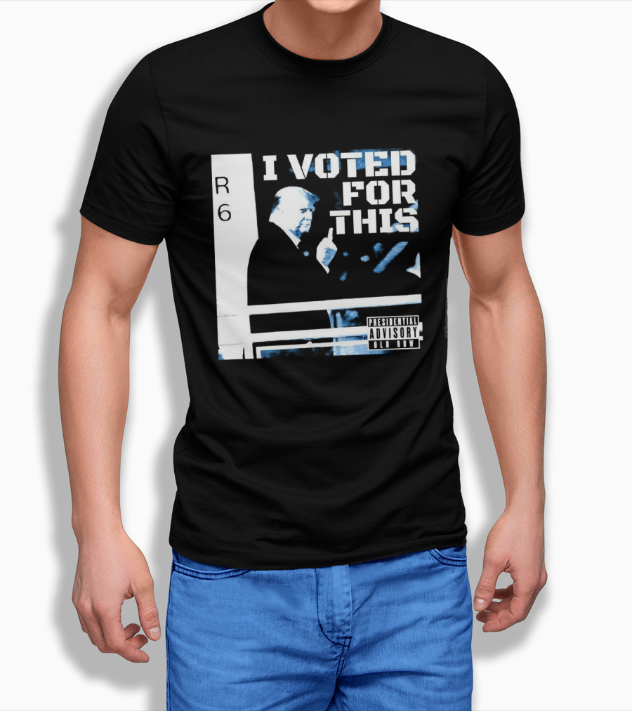 I Voted For This Trump Middle Finger T-Shirt