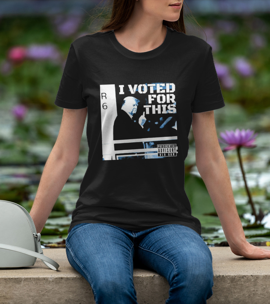 I Voted For This Trump Middle Finger T-Shirt