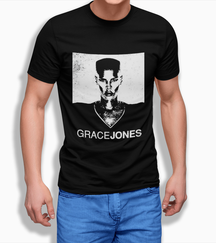 Grace Jones Classic Style Minimalist T-Shirt