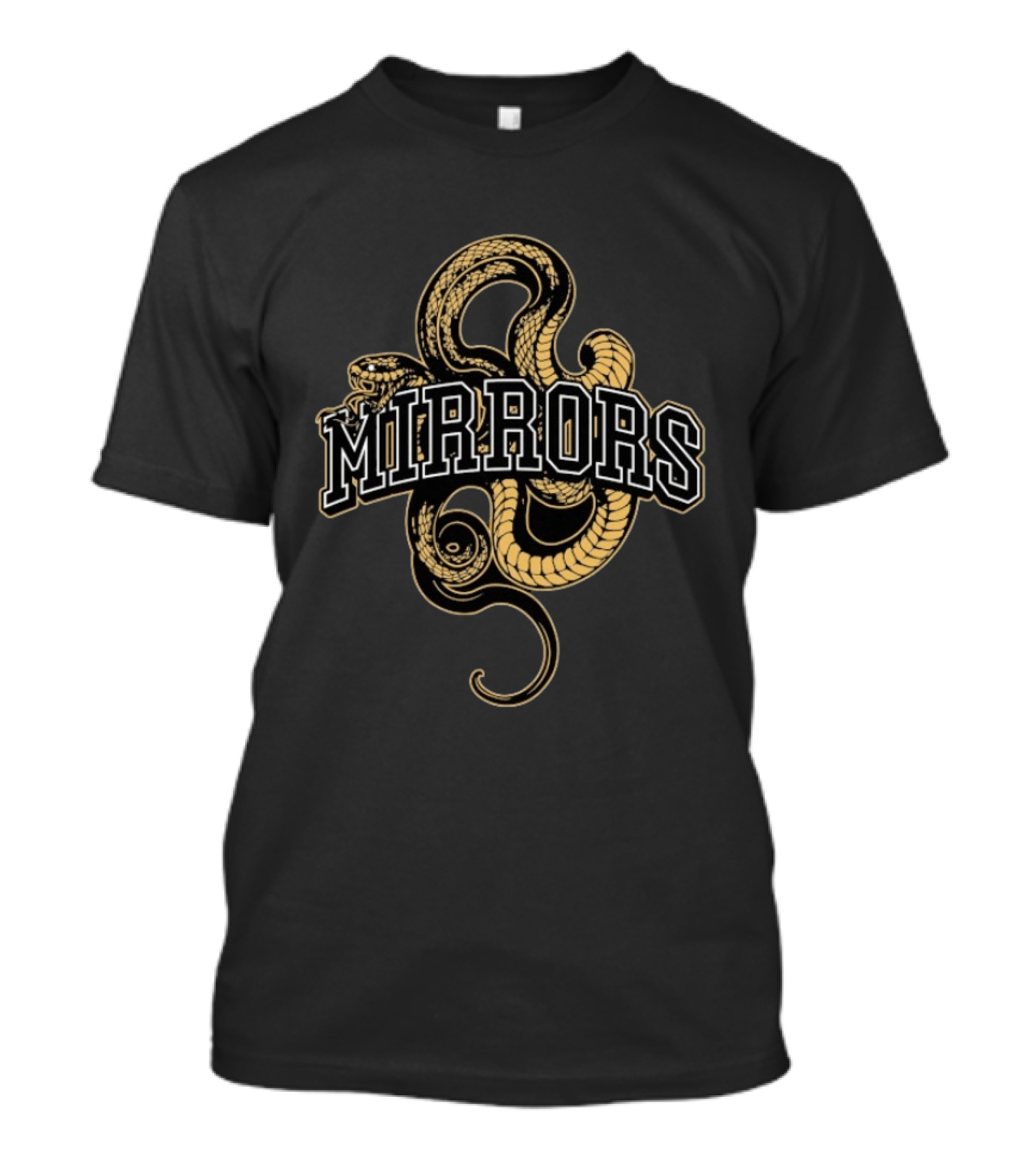 Mirrors Golden Cobra Snake T-Shirt