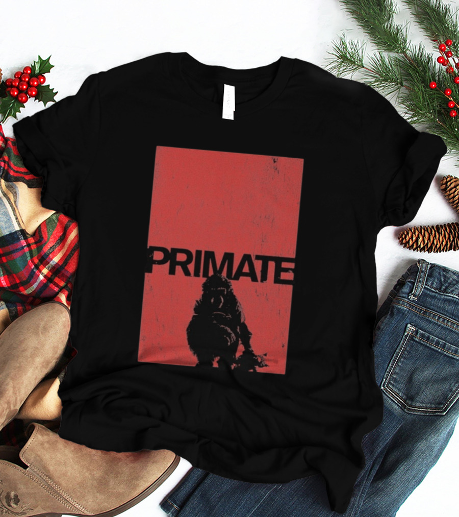 Primate Red Block T-Shirt