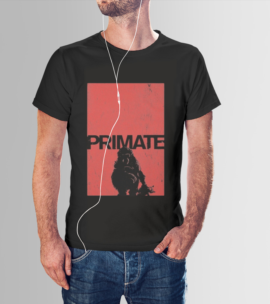 Primate Red Block T-Shirt