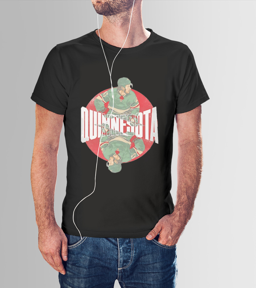 Quinnesota Reflect NHL Player Minnesota Hockey T-Shirt