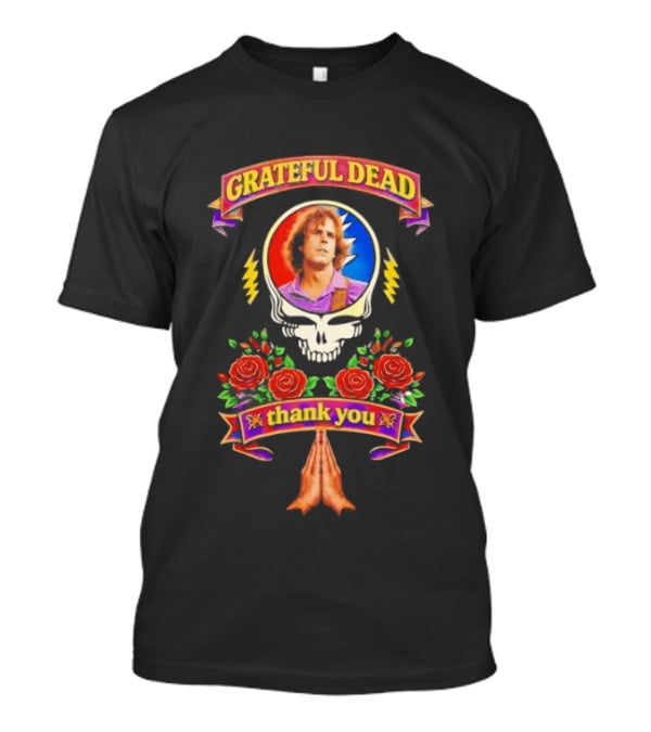 Grateful Dead Thank You Bob Weir 1947 2026 Roses And Skull T-Shirt