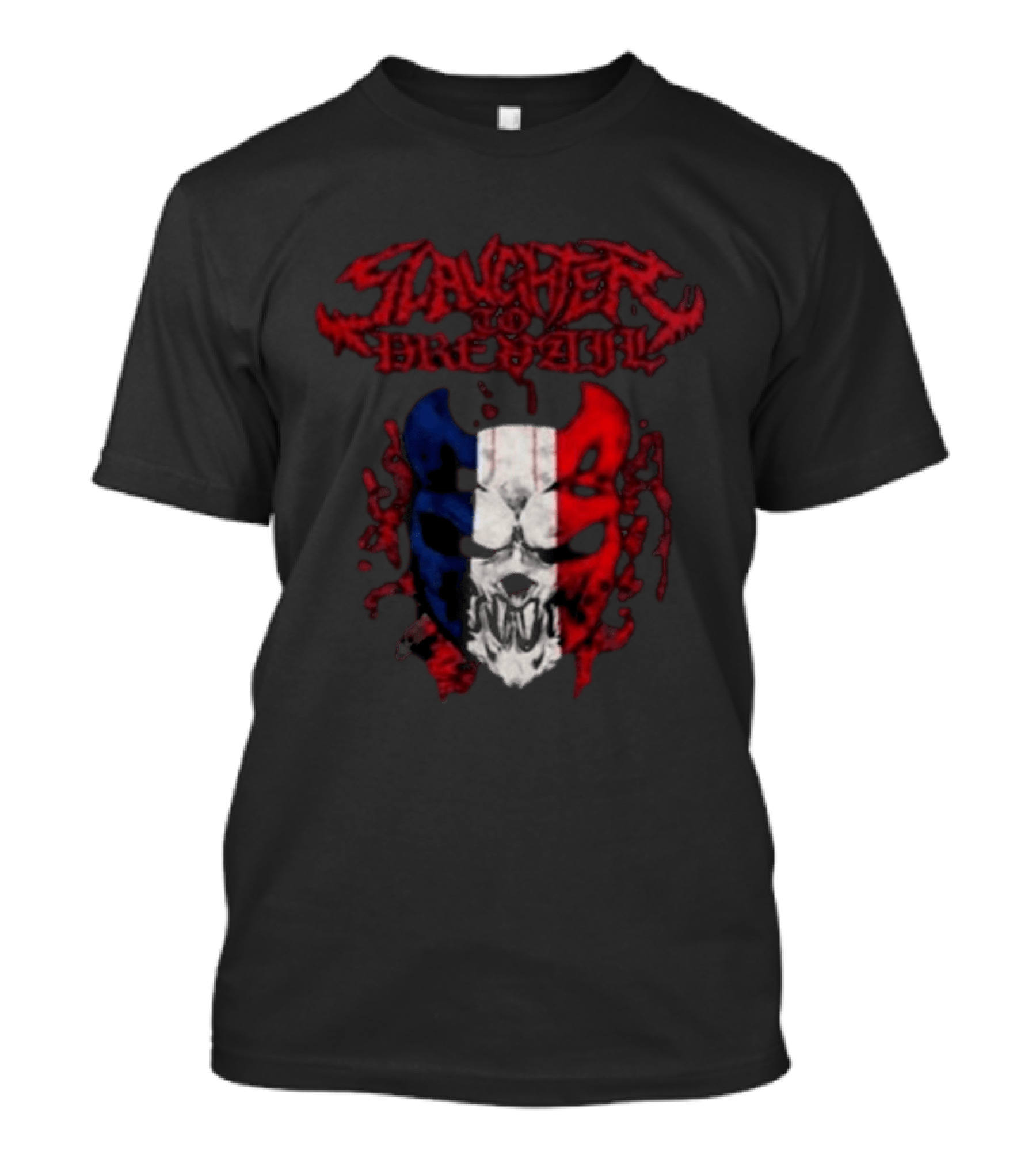 Slaughter To Prevail Mask Paris Pop Up Bataclan France 12 January 2026 Grizzly Winter Tour T-Shirt