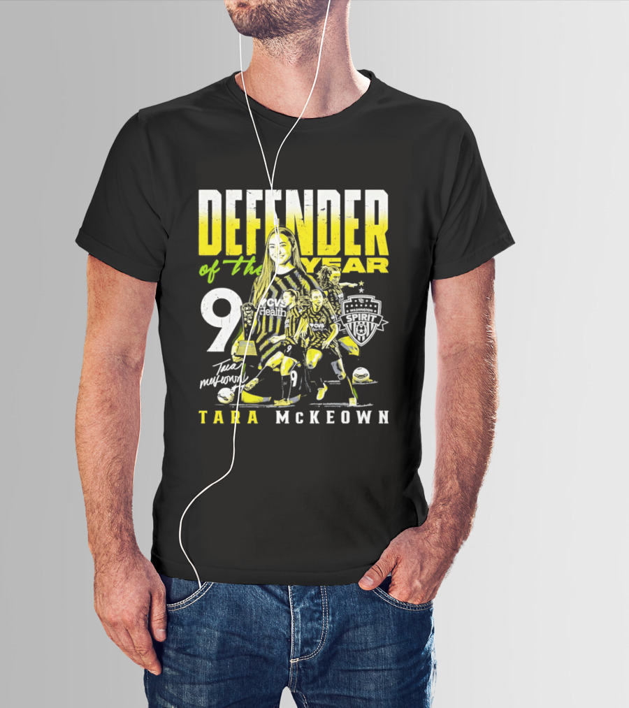 Tara McKeown Washington Spirit Defender Of The Year 2025 Number Nine T-Shirt
