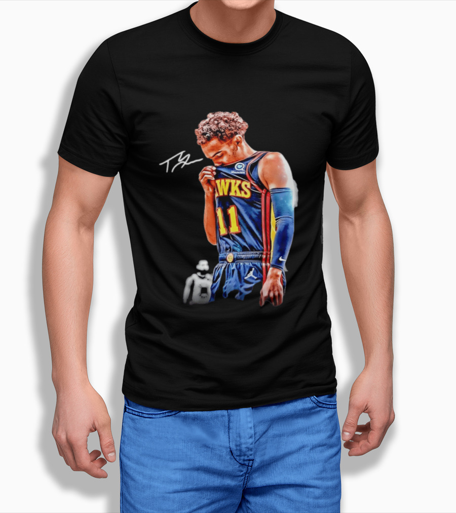 Trae Young Hawks 11 Signature Basketball Jersey 2026 T-Shirt
