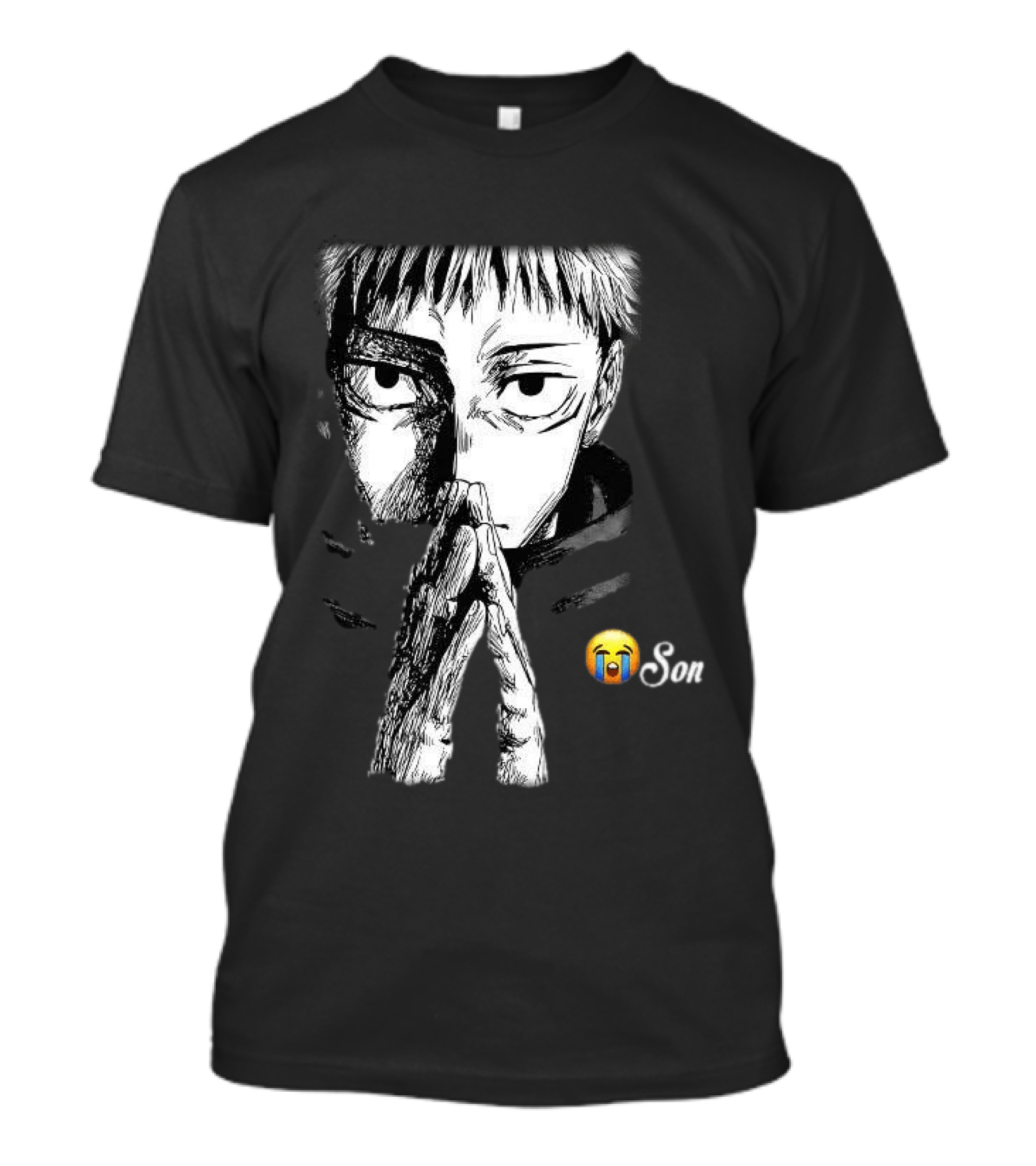 Yuji Itadori Jujutsu Kaisen Cryin Son Manga T-Shirt