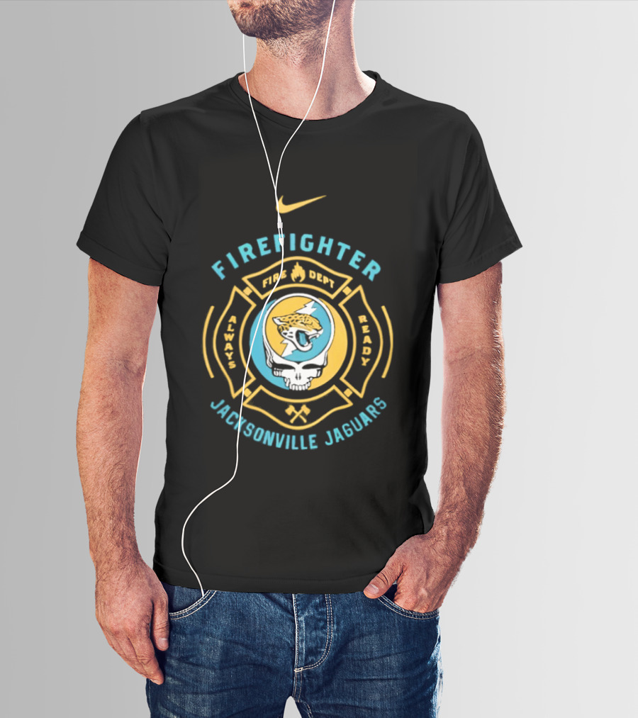 Jacksonville Jaguars Firefighter Nike Mashup T-Shirt