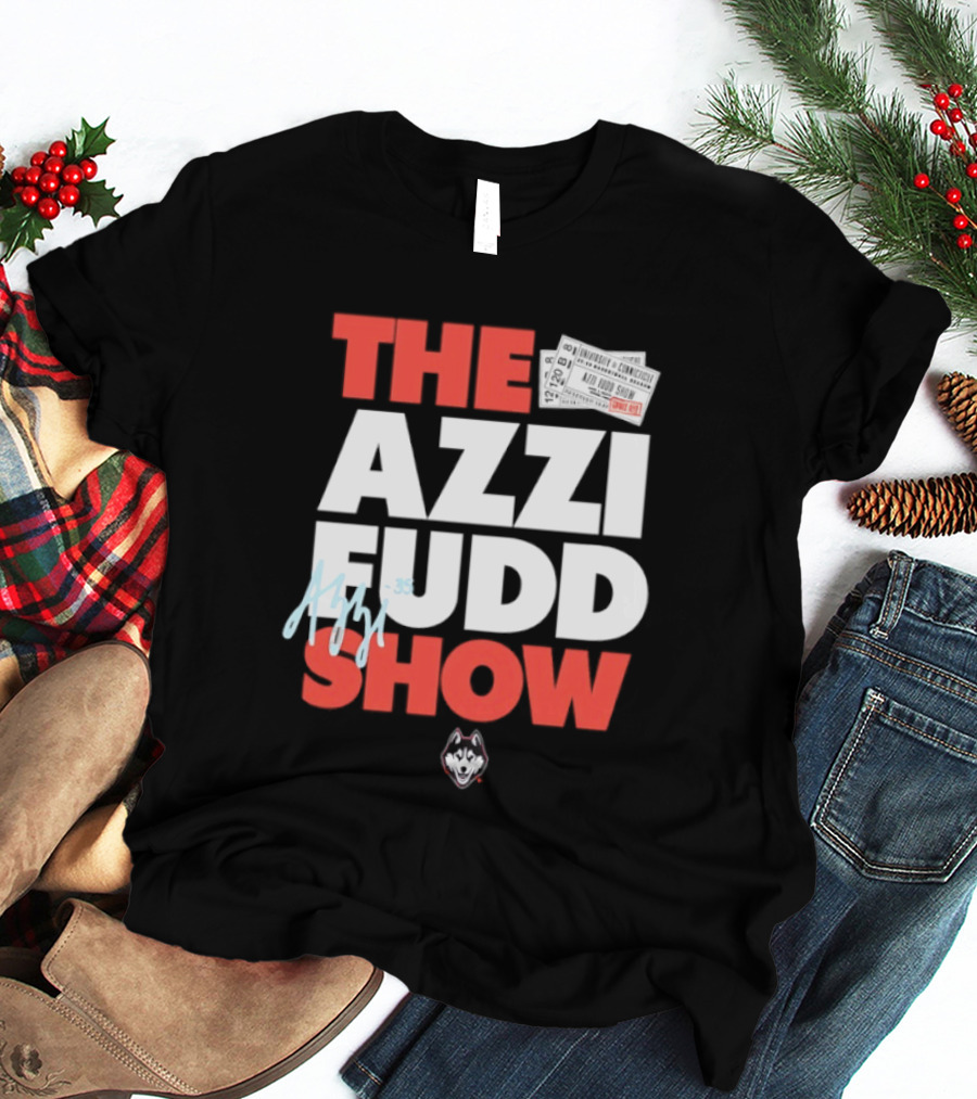 The Azzi Fudd Show UConn Huskies Basketball 35 T-Shirt