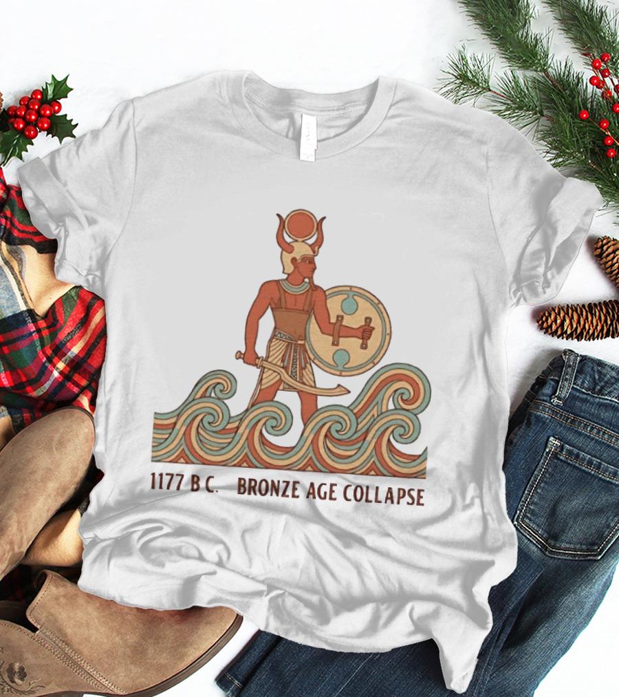 1177 BC Bronze Age Collapse Sea People Ancient Mediterranean Warrior T-Shirt