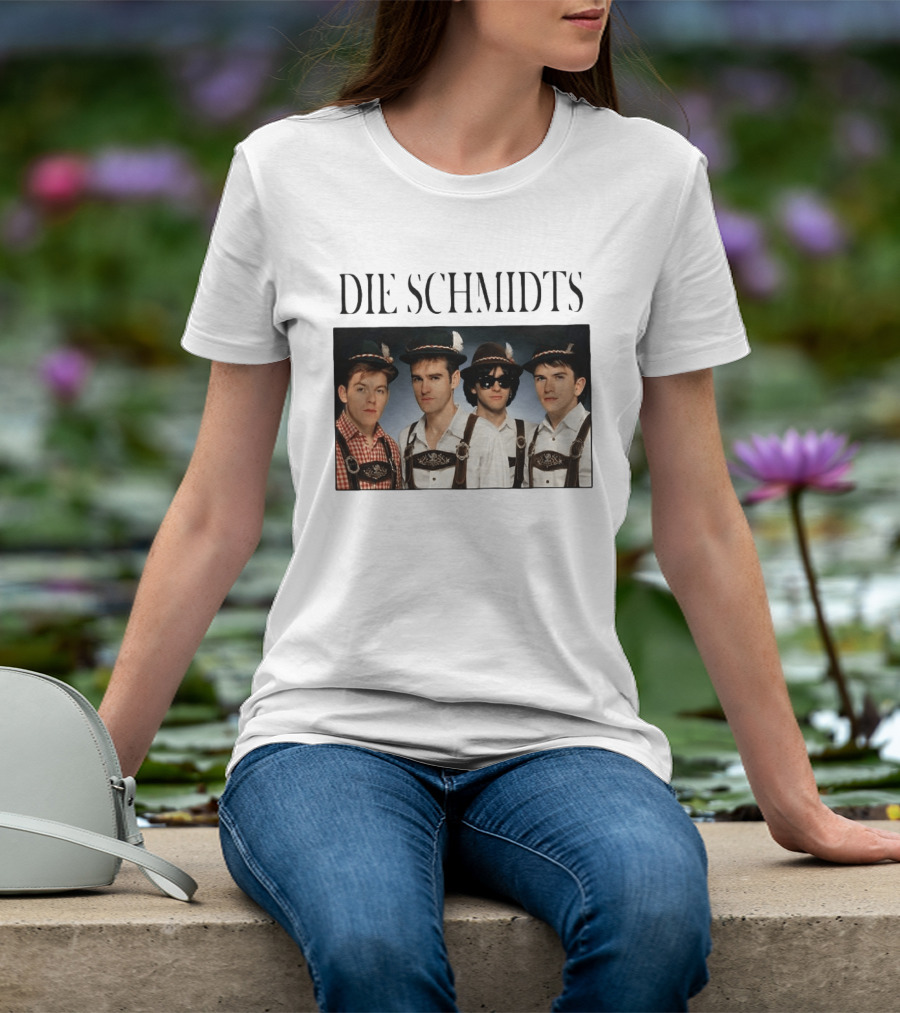 Die Schmidts Oktoberfest Band Photo Bavarian Outfit T-Shirt
