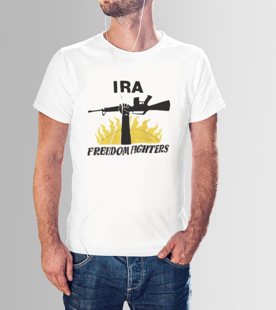 IRA Freedom Fighters Rifle Sunburst T-Shirt