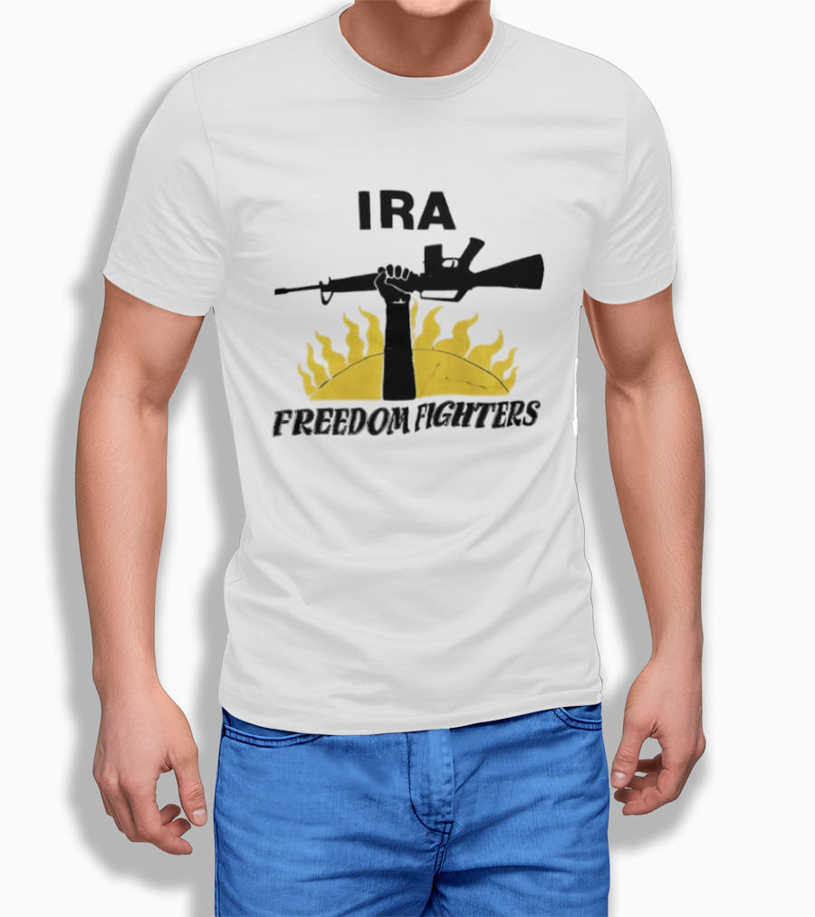 IRA Freedom Fighters Rifle Sunburst T-Shirt