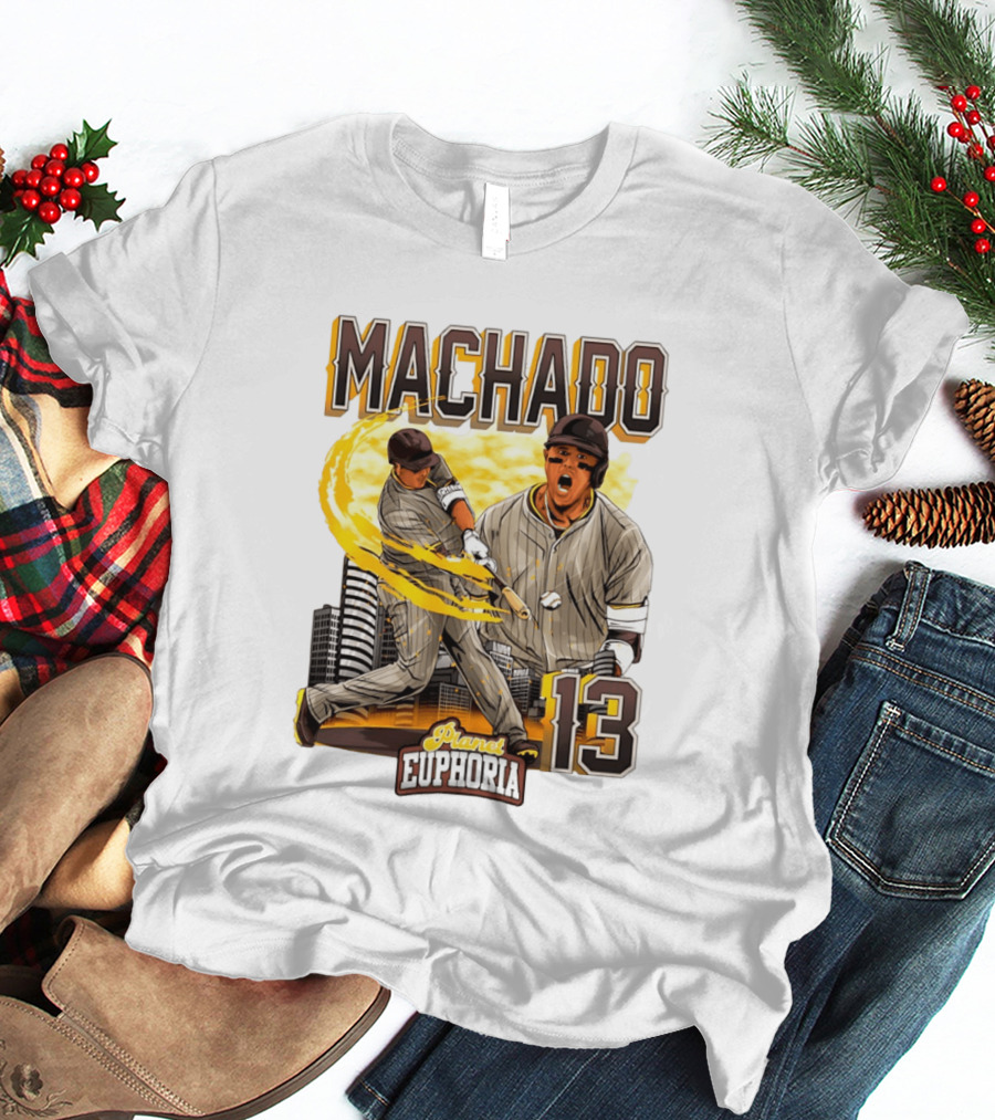 Manny Machado 13 San Diego Padres Planet Euphoria T-Shirt