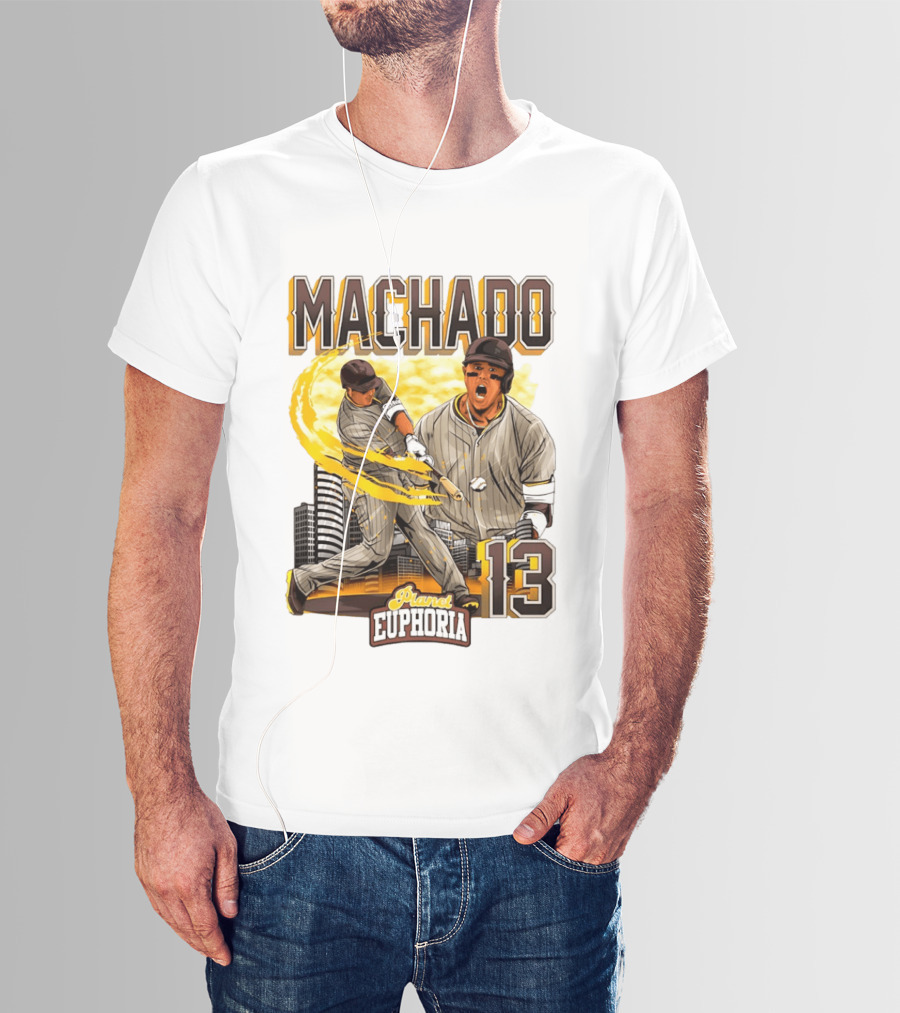 Manny Machado 13 San Diego Padres Planet Euphoria T-Shirt
