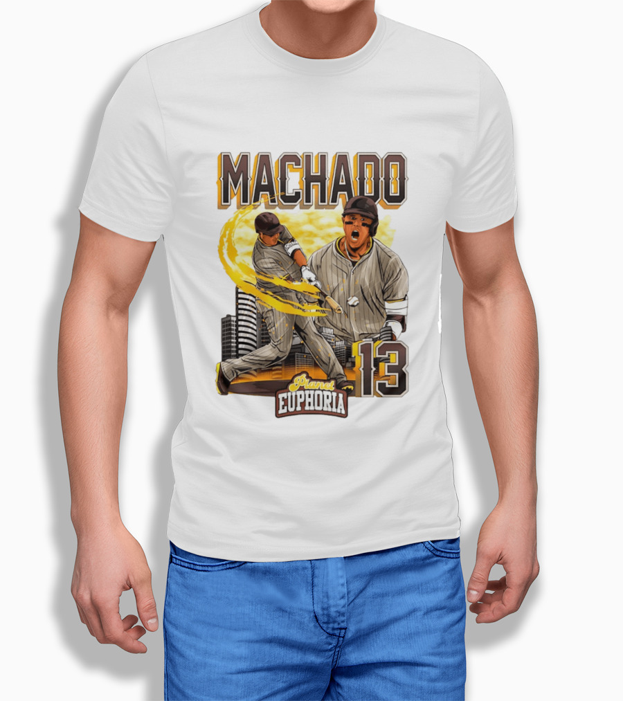 Manny Machado 13 San Diego Padres Planet Euphoria T-Shirt
