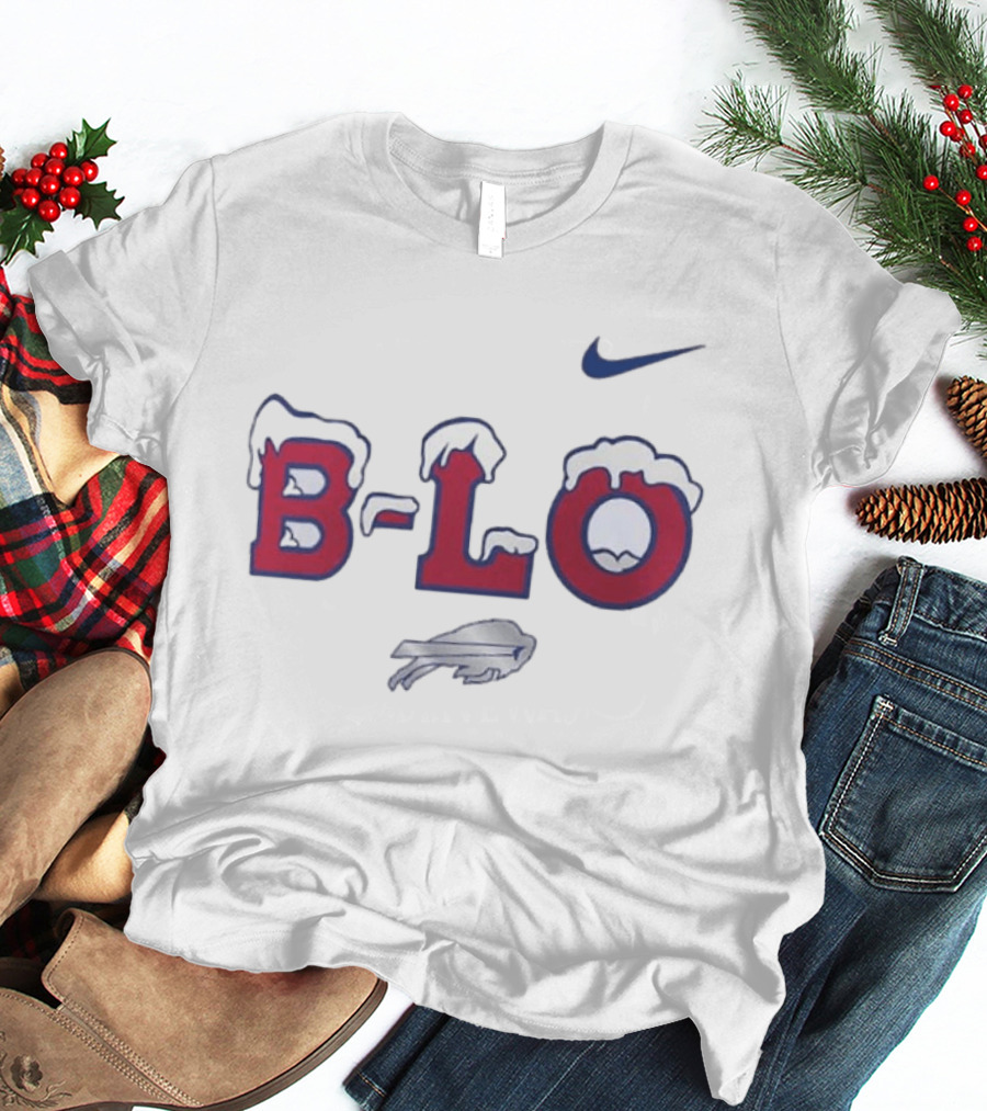 Nike Buffalo Bills B Lo Rivalry Series Snow Edition T-Shirt