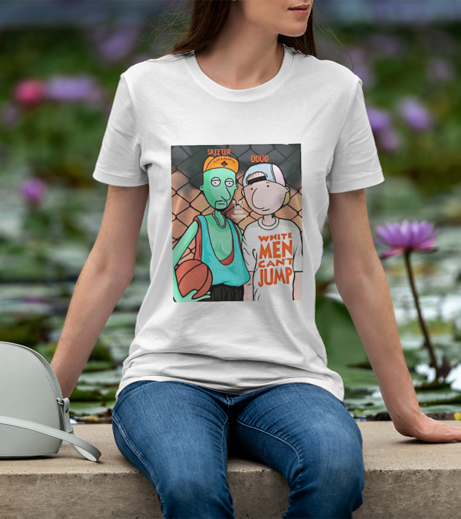 Skeeter Doug Basketball White Men Can't Jump Cartoon Characters T-Shirt