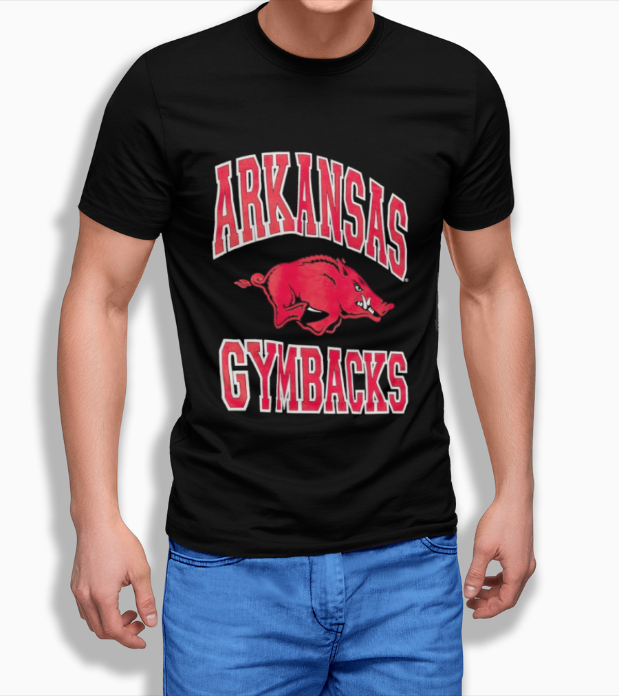 Arkansas Razorbacks Gymbacks Red Pig T-Shirt