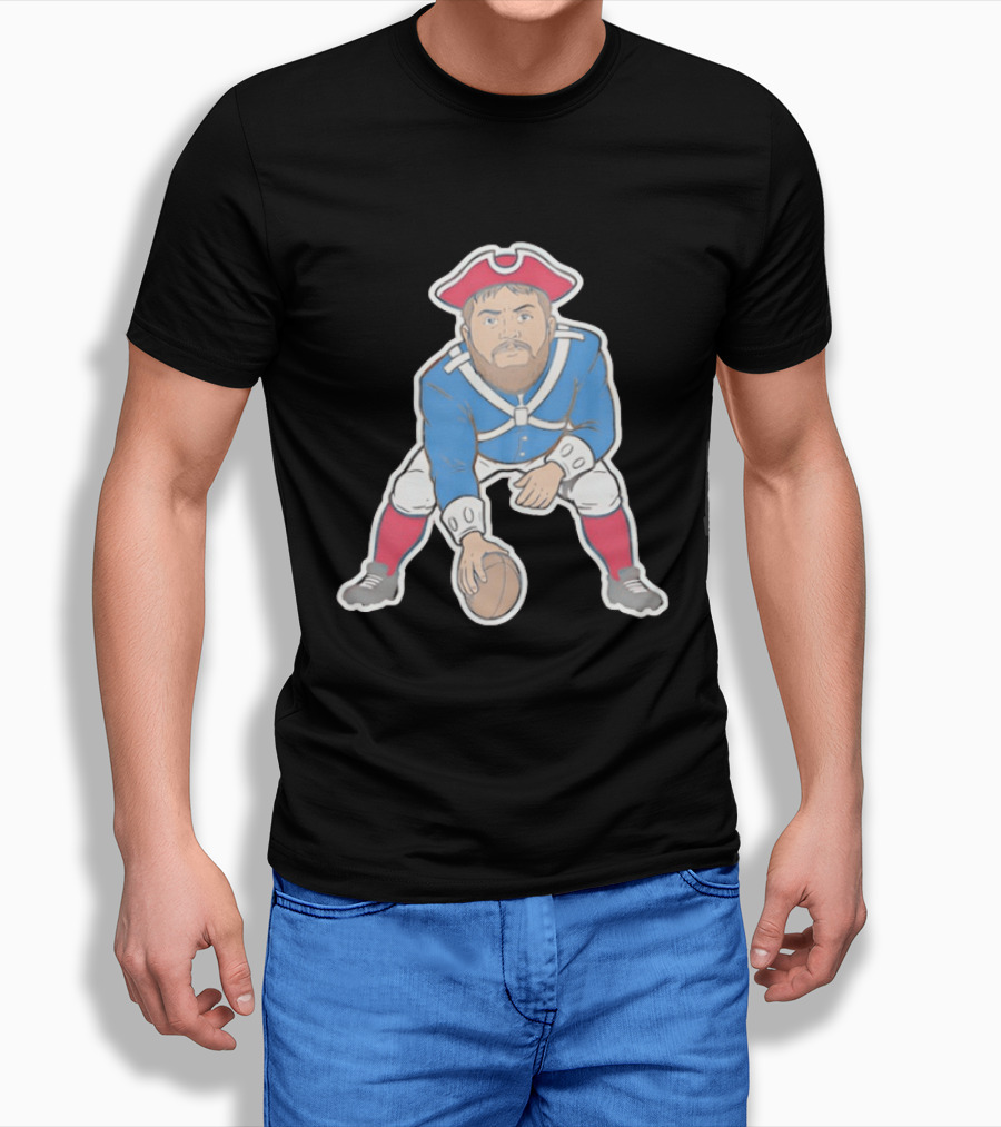 Best Section 10 Football Colonial Style Quarterback In Revolutionary War Uniform T-Shirt