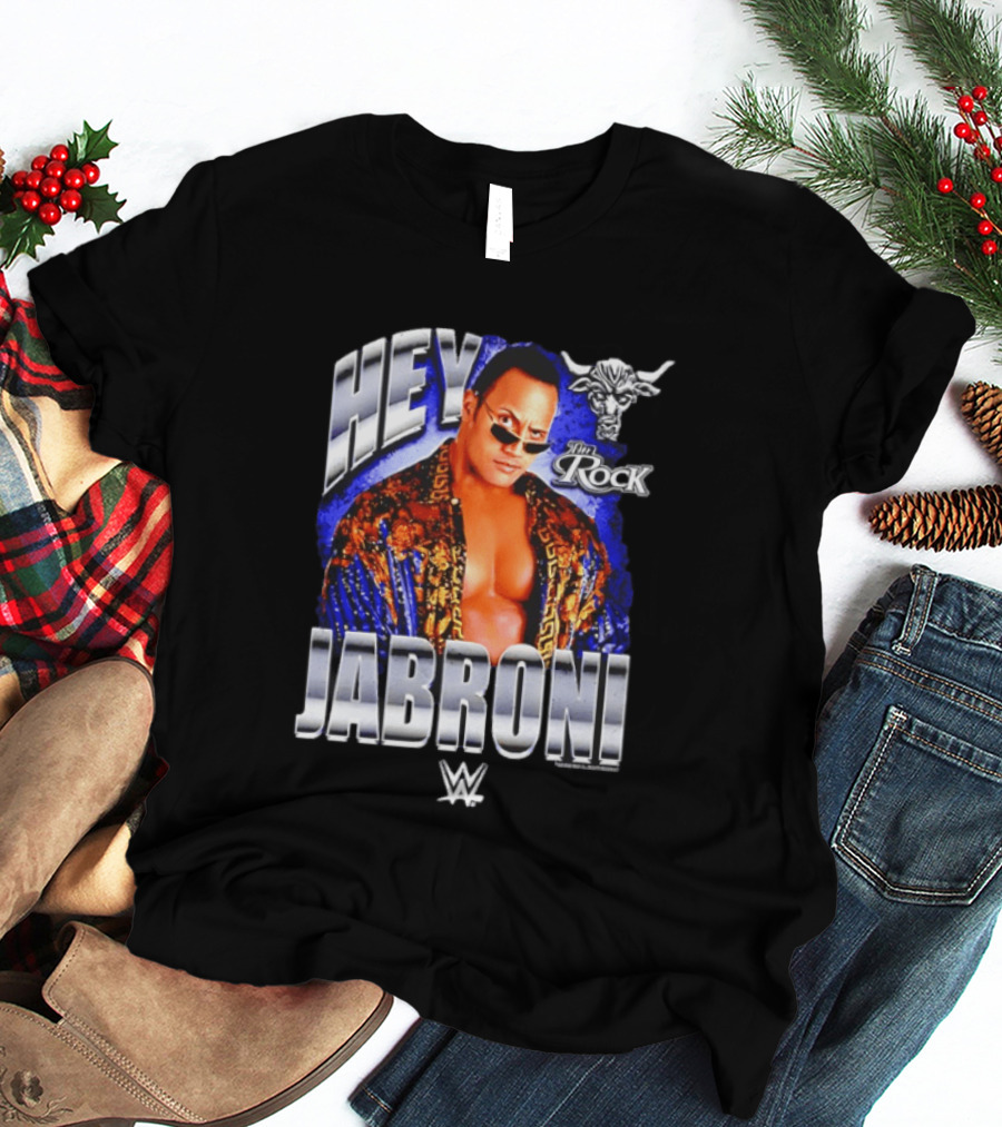 Hey Jabroni I'm Rock WWE Bull T-Shirt