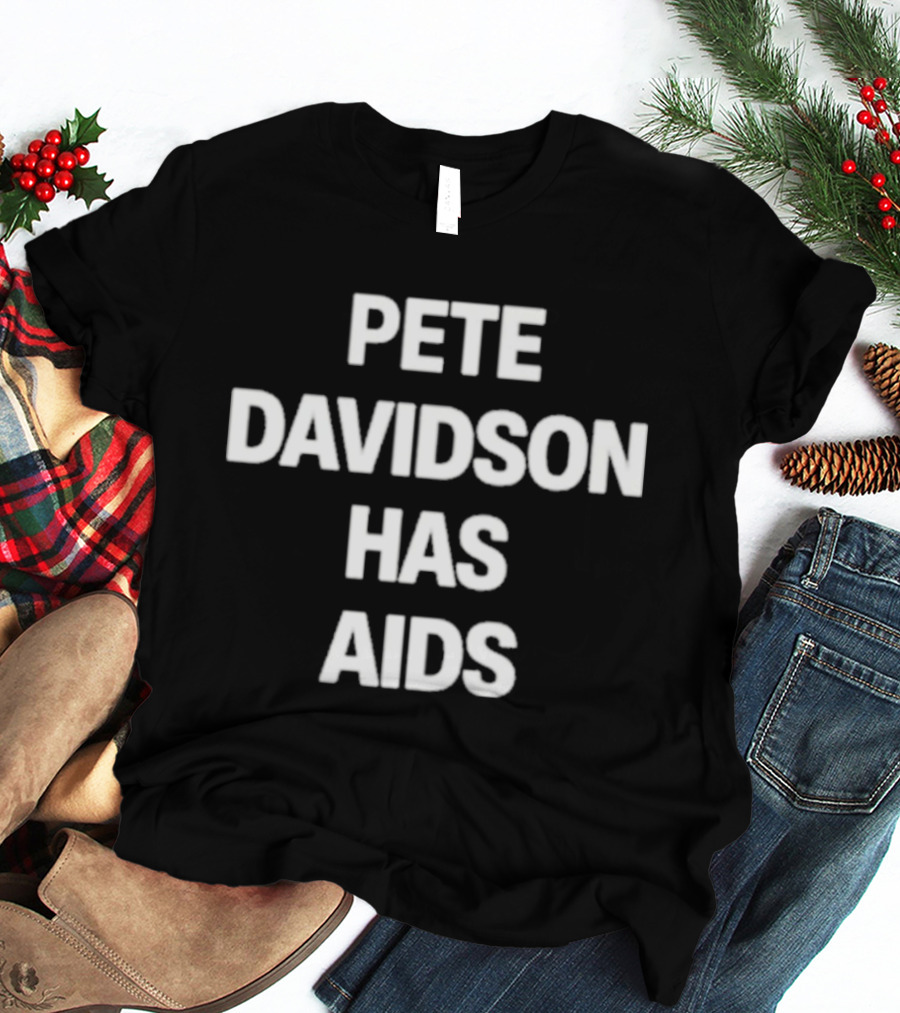 Kanye West Yeezy Pete Davidson Has Aids T-Shirt