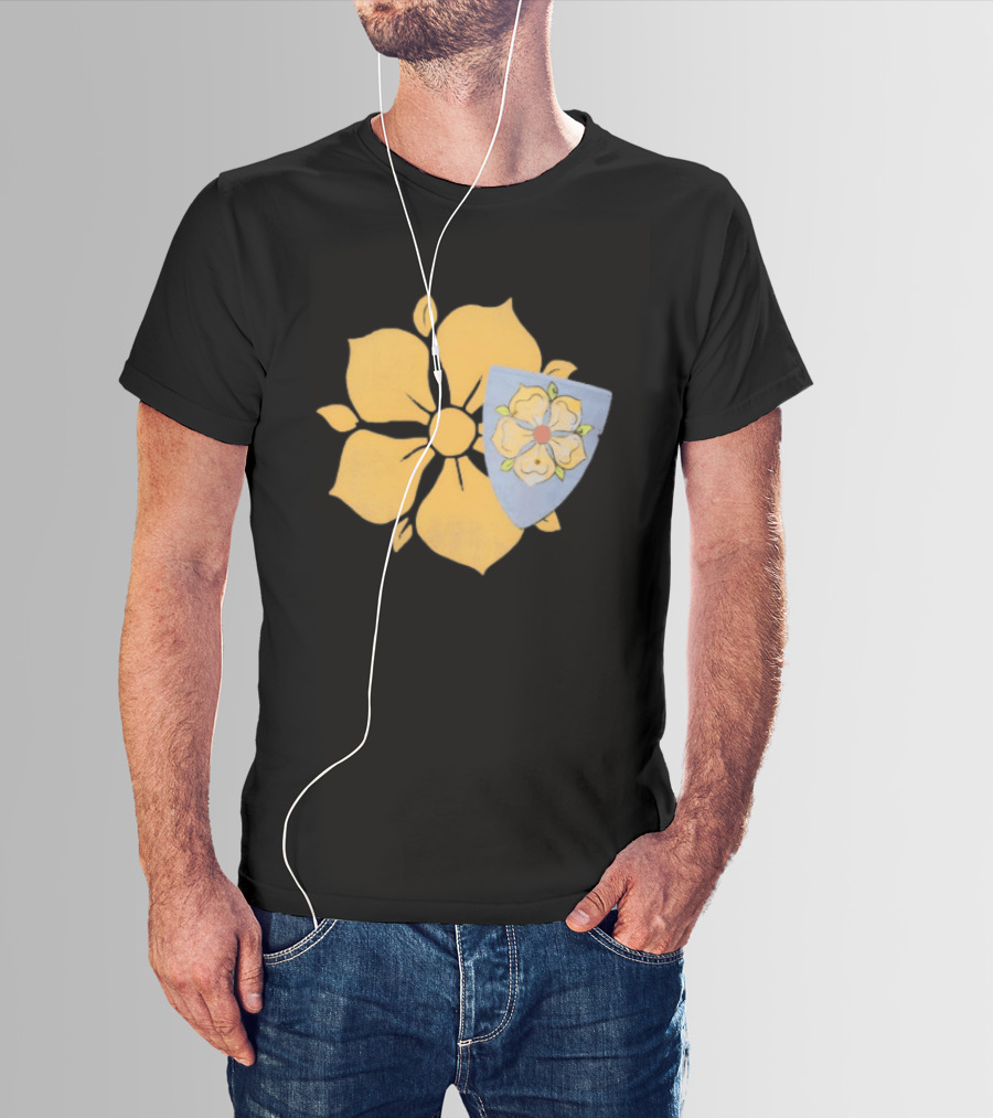 Kingdom Come Deliverance II Yellow Flower Emblem Vavak T-Shirt