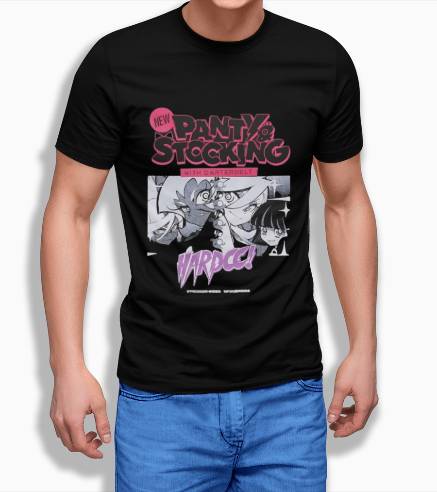 New Panty & Stocking With Garterbelt Hardcore Anime T-Shirt