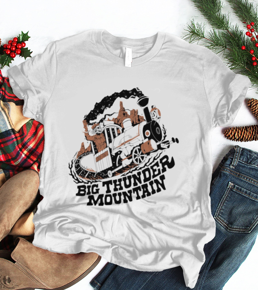 Big Thunder Mountain Railroad Skeleton Train Adventure T-Shirt