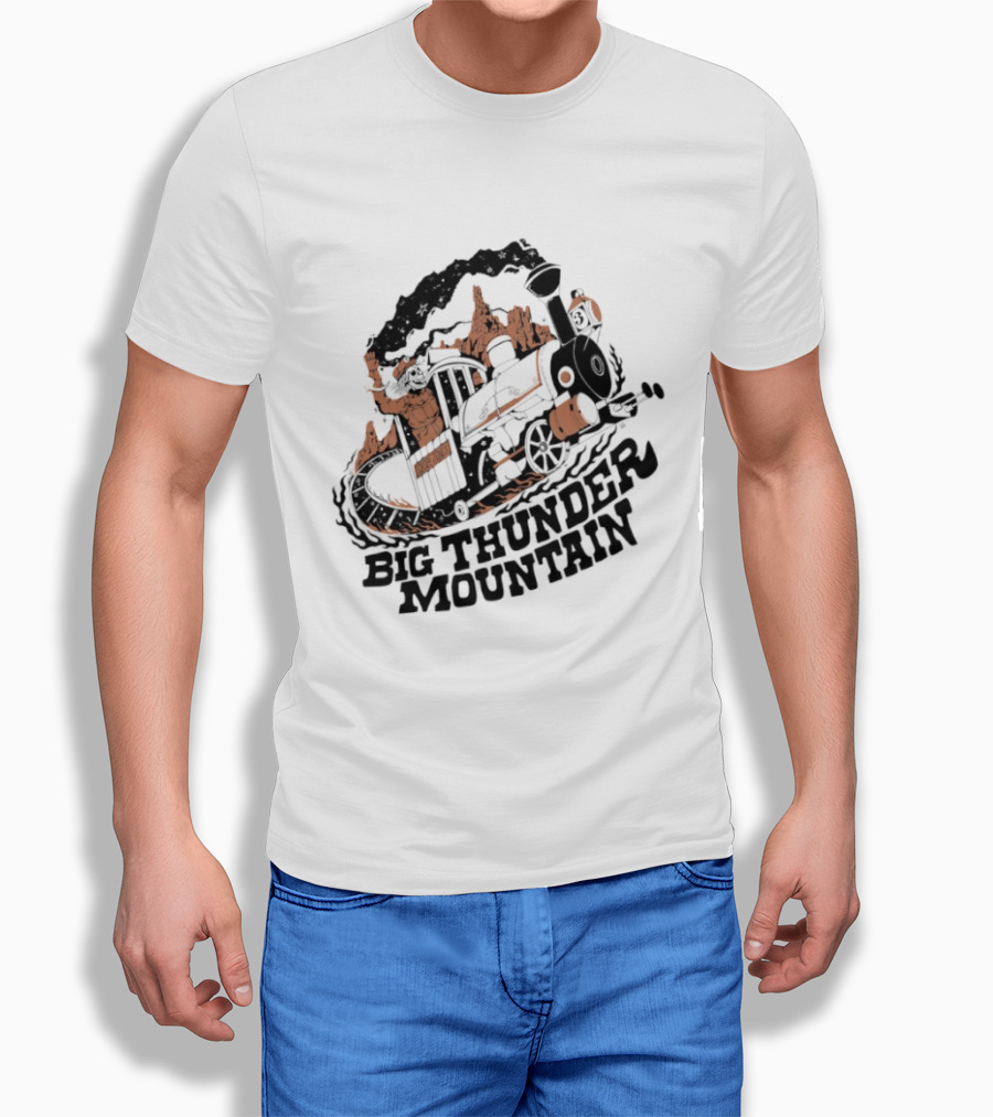 Big Thunder Mountain Railroad Skeleton Train Adventure T-Shirt
