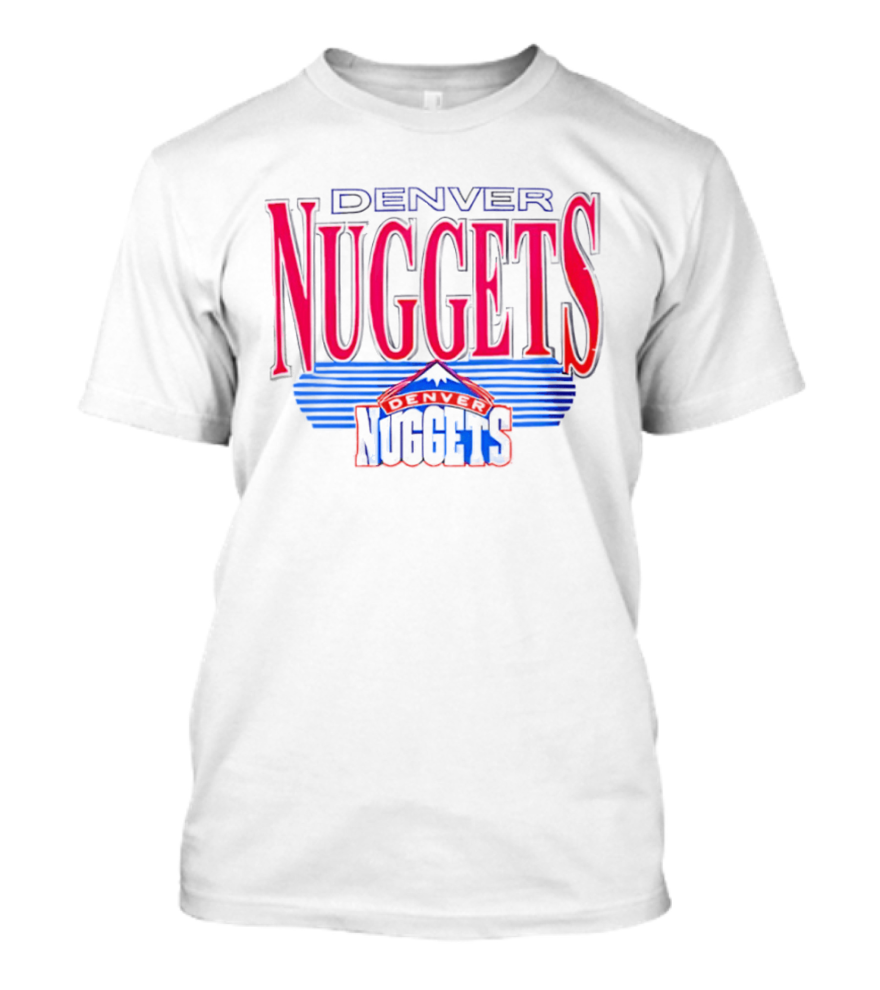 Denver Nuggets NBA Basketball Retro Style Vintage Logo Collection T-Shirt