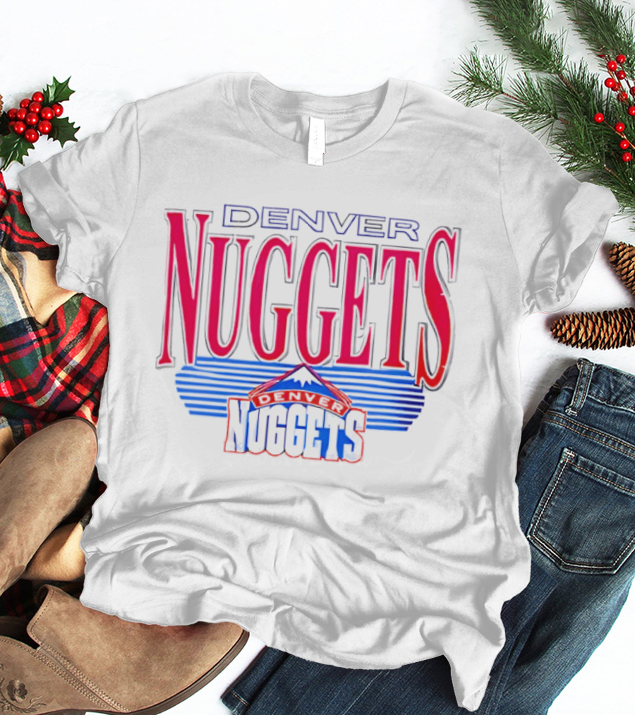 Denver Nuggets NBA Basketball Retro Style Vintage Logo Collection T-Shirt