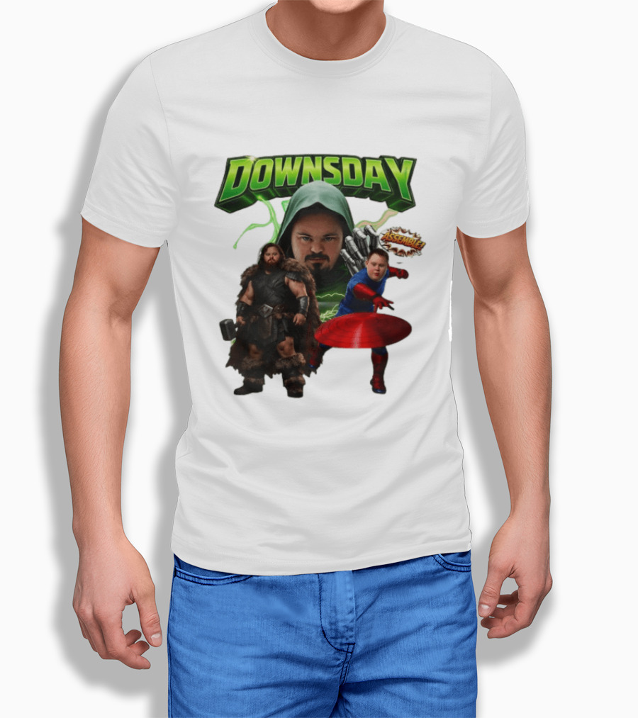 Downsday Assemble Superhero Team Avengers T-Shirt