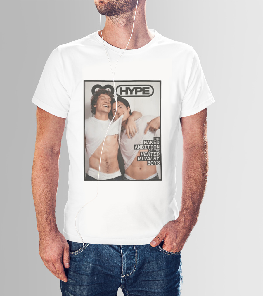HYPE The Naked Ambition Of The Heated Rivalry Boys Shane X Rozanov T-Shirt