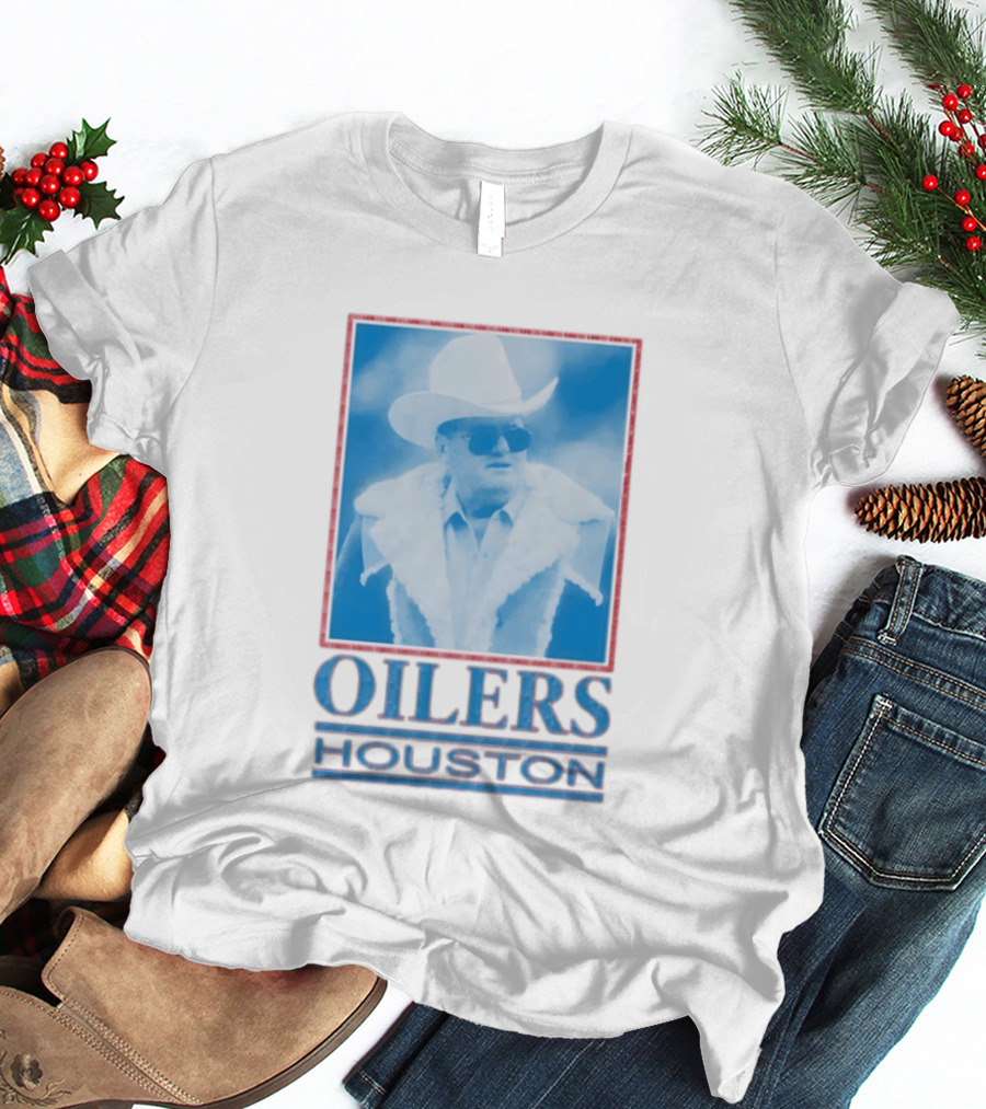 Houston Oilers Coach Bum Phillips T-Shirt