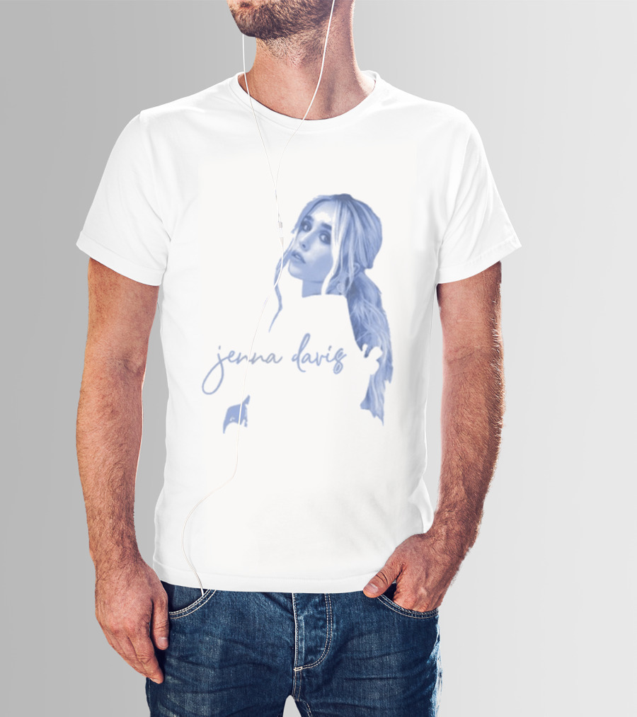 Jenna Davis Photo Blue T-Shirt