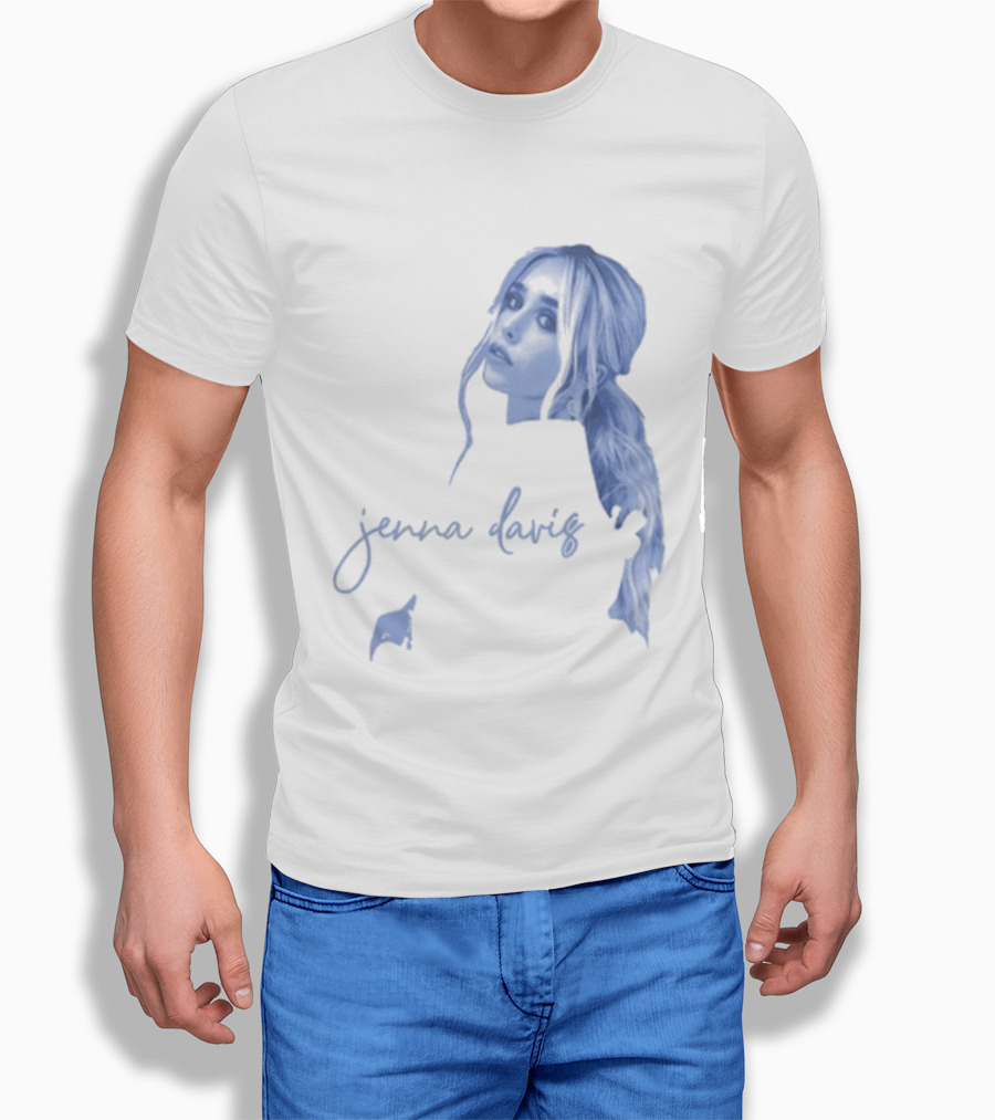 Jenna Davis Photo Blue T-Shirt