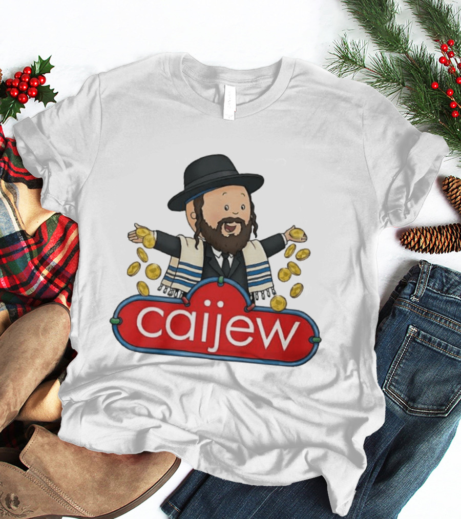 Jewish Caijew Meme Funny Rabbi Throwing Coins T-Shirt