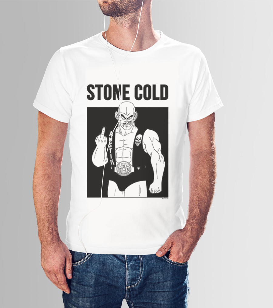 Stone Cold Nappa Gesture Iconic Fusion T-Shirt