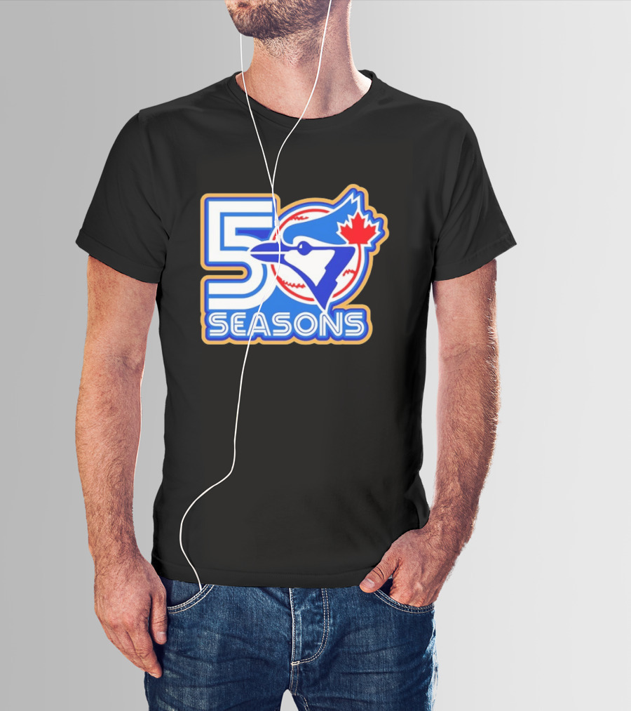 Blue Jays 50 Seasons Anniversary Celebration T-Shirt