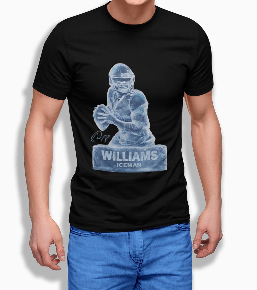 Williams Iceman Chicago Bears Sculpture T-Shirt