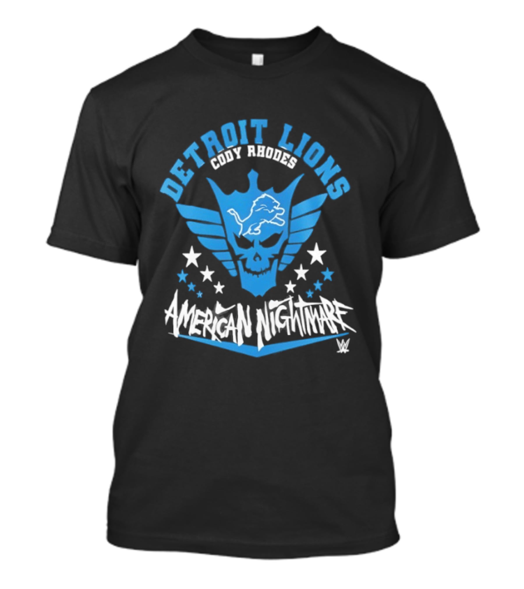 Detroit Lions Cody Rhodes American Nightmare WWE T-Shirt