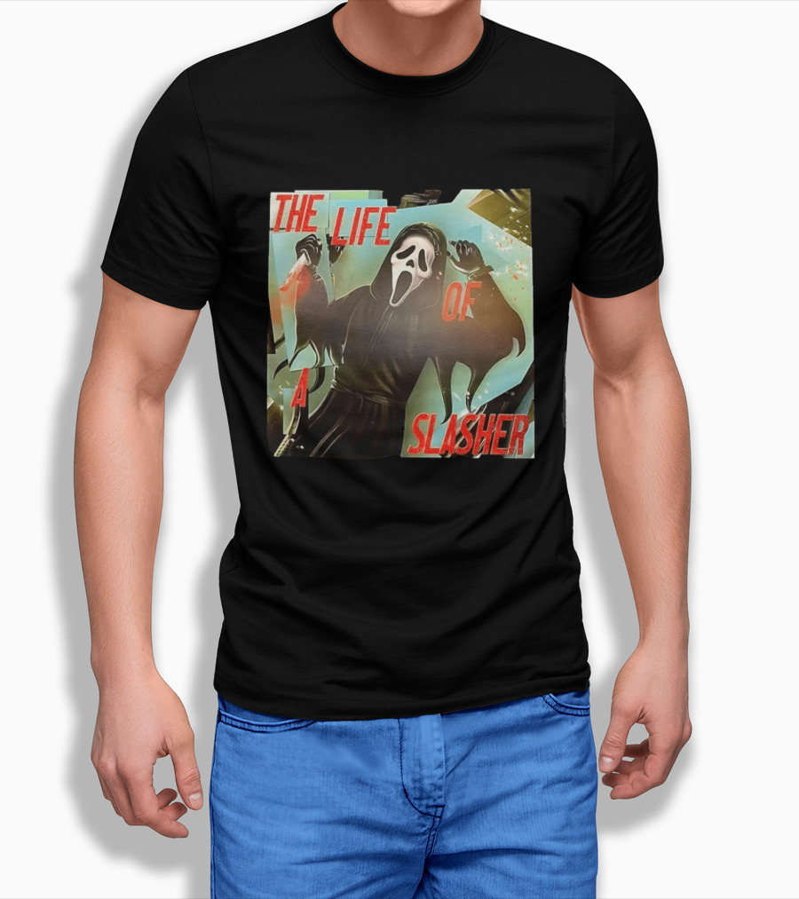 The Life Of A Slasher Ghostface Scream T-Shirt