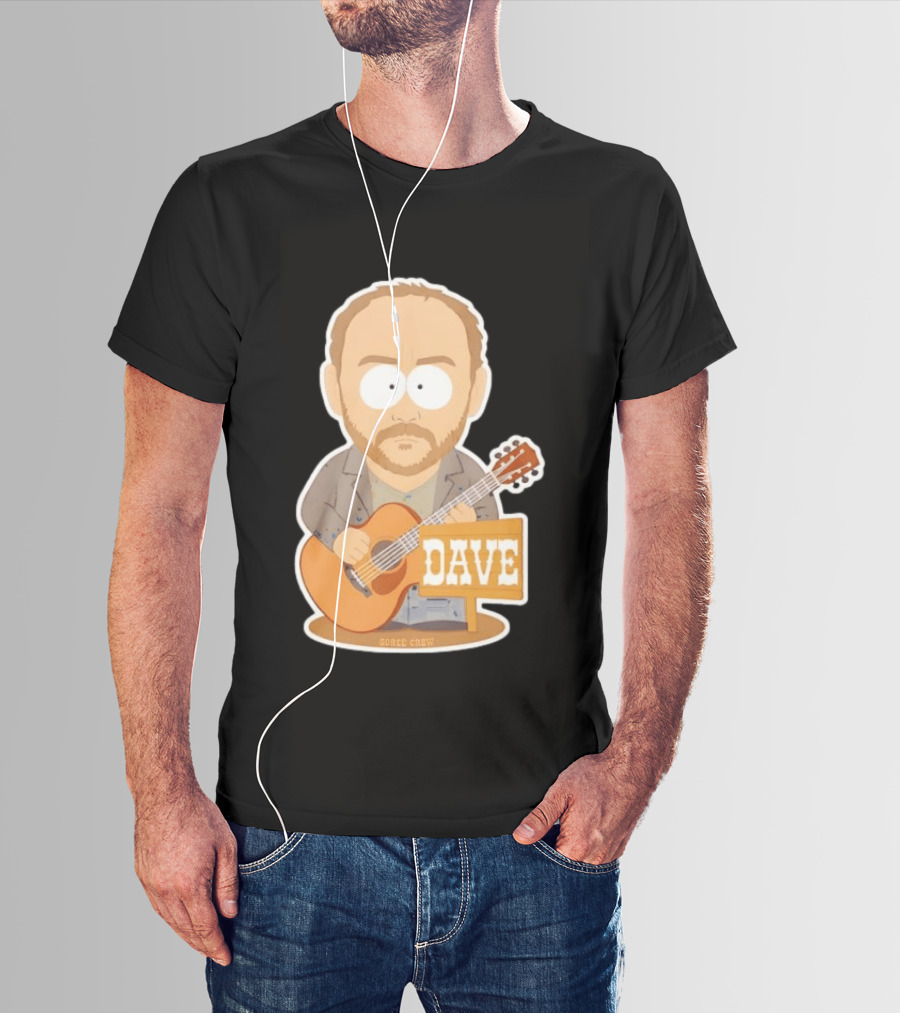 South Park Dave Matthews Band Gorge Crew 2025 Dave Guitar T-Shirt
