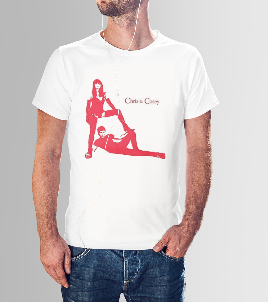 Chris And Cosey Red Silhouette Duo T-Shirt