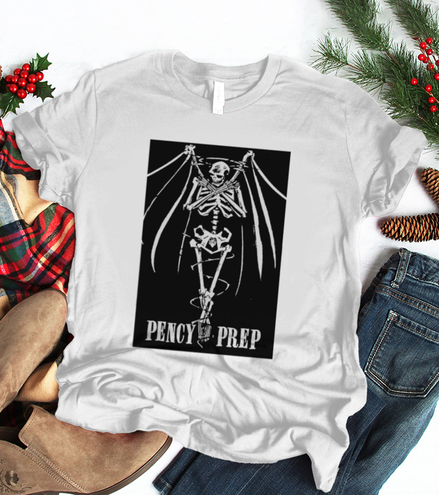 Pencey Prep Skeleton Flyer Ransom Bats Crossed Arms Band Merch T-Shirt