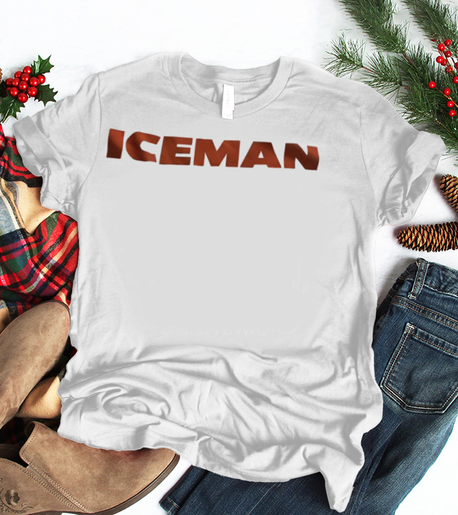 Iceman Quarterback Bold Lettering T-Shirt